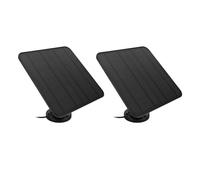 Fockety Chargeur de Panneau Solaire 12 W, Interface de Charge Magnétique Haute efficacité pour Caméras Arlo Pro 5S Pro 4 Pro 3 Ultra 2, avec Câble de 9,8 Pieds et Support Réglable à