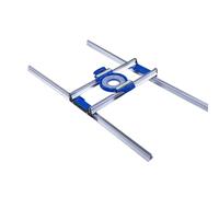 Fockety Chariot pour défonceuse, machine à raboter en alliage d'aluminium, gabarit de positionnement précis pour le rabotage dalles pour les projets en résine sur les faces d'extrémité