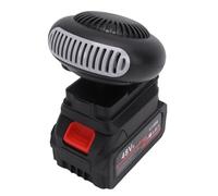 Fockety Chauffage d'appoint à piles, petit chauffage électrique portable, sans fil multifonctionnel haute efficacité avec dégivreur de vitre de voiture