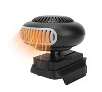 Fockety Chauffage d'appoint portable pour voiture, 170 W, dégivrage et désembuage rapide du pare-brise, alimenté par batterie, petit chauffage d'appoint USB pour tricycles électriques,