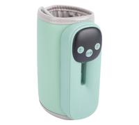 Fockety Chauffe-biberon Portable, Manchon Chauffant pour Bouteille de Lait à Affichage Numérique, 11 Réglages de Température, Chauffe-biberon sans Fil avec Veilleuse pour Bouteille de (GREEN)