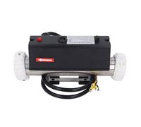 Fockety Chauffe-Piscine, Chauffe-Eau électrique à Haute température pour Piscine, prévention de brûlure à Sec, connecteur de 1,5 Pouces, Thermostat de Bain Chaud Facile à Installer (3KW)