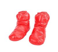 Fockety Chaussons en Duvet Imperméables en Nylon 20D pour Homme et Femme, avec Bande élastique, pour Le Camping, la Randonnée, Le Sommeil, la Tente, la Maison (M)