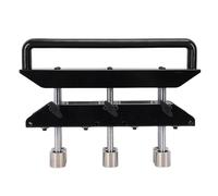 Fockety Cintreuse à Rouleaux à Trois Stations, Angle de Courbure Réglable de 0 à 90 Degrés pour 6 à 104 Mm, avec Conception à Rouleaux en V pour Inverseur D'eau de Pluie et Toiture