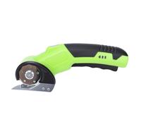 Fockety Ciseaux électriques sans Fil, Coupe-carton Rechargeable avec Lumière LED, Batterie 2000 MAh et 2 Lames, Coupe-boîte 320 Tr/min pour Tapis, Tissu, Plastique, (Sans lame)