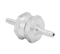 Fockety Clapet Anti-Retour Universel en Alliage D'aluminium anodisé pour Carburant, Huile, Eau Application: Universellement utilisé pour L', Le Biodiesel, l'eau, Le Liquide de Refroidissement, (4mm)