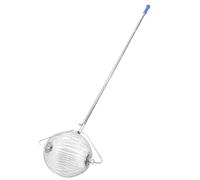 Fockety Collecteur de Noix, Petit Collecteur de Noix en Acier Inoxydable avec Poteau Télescopique, Poignée Ergonomique, Rouleau Supérieur pour Cueilleur de Noix, Balles de Gomme