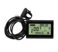 Fockety Compteur pour vélo électrique, Panneau de Commande pour Trottinette électrique avec connecteur SM, Compatible avec Les contrôleurs compatibles avec Le protocole OMD Comm 1