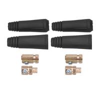 Fockety Connecteur à Coupleur Rapide de Soudage, Raccords de Prise pour Câble de 10 à 25 ² DKJ10 à 25 Connecteurs Isolés Résistants au et à Haute Température pour Ateliers de Soudage