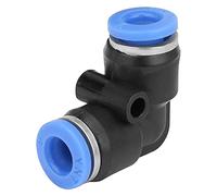 Fockety Connecteur de Tuyau D'air Pneumatique à Même Angle - Durable, pour équipement D'automatisation (PV-6 (6mm))