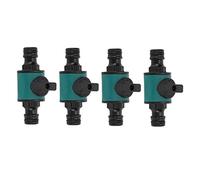 Fockety Connecteur Rapide de Tuyau Anti-Fuite, Adaptateur de Tuyau D'arrosage Multifonctionnel Multifonctionnel pour Le Jardinage en Serre, 4 Pièces