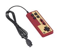 Fockety Console de jeux rétro, 8 Bit 9 Pins Démarrage continu Manette de jeu vidéo filaire Câble de 1m Rétro classique Manette de jeu Gamepad pour console de jeu rouge et blanche