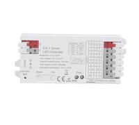 Fockety Contrôleur de Bande LED, Contrôleur de Lumière LED Compatible avec ZigBee3.0 Pro+, de Bande Lumineuse 5 en 1 RGBCCT RGBW RGB CCT, Mode Variateur, de