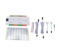 Fockety Contrôleur de Lumière D'escalier, éclairage D'escalier LED à Détecteur de Mouvement 32 Canaux avec Protection contre les Courts-circuits et Système Anti-fuite pour Lumières de