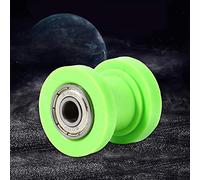 Fockety Convient au Guide de Rouleau de Tendeur de Chaîne de Mini Vélo, Diamètre Intérieur de 10 Mm, Support de Bras Oscillant, Roulements Robustes, Jaune, pour les Kits de Conversion vers Gaz