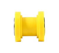 Fockety Convient au Guide de Rouleau de Tendeur de Chaîne de Mini Vélo, Diamètre Intérieur de 10 Mm, Support de Bras Oscillant, Roulements Robustes, Jaune, pour les Kits de Conversion vers Gaz