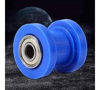 Fockety Convient au Guide de Rouleau de Tendeur de Chaîne de Mini Vélo, Diamètre Intérieur de 10 Mm, Support de Bras Oscillant, Roulements Robustes, Jaune, pour les Kits de Conversion vers Gaz