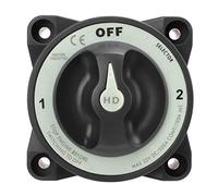 Fockety Coupe Batterie, 500A 3 Position Battery Power Cut Master Switch Disconnect Isolator for Car Vehicle RV and Marine Boat, IP66 Waterproof Battery Master Disconnect Switch