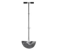 Fockety Coupes-Bordures Multifonction en Demi-Lune de 96 cm avec poignée en T Amovible, Outil de Jardinage en Acier Inoxydable pour l'entretien des trottoirs.