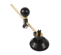 Fockety Coupeur de Compas à Cercle de Verre Réglable pour Amateurs et Professionnels Outil de de Verre en Caoutchouc et Aluminium Durable et écologique pour 40 Cm de diamètre. Cercles