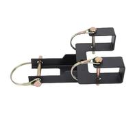 Fockety Coupleur de Poubelle pour Accrocher Plusieurs Poubelles à Roues, Récepteur de Coupleurs de Poubelle en Acier au Carbone avec Broche Amovible, Conteneurs Recyclables