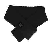 Fockety Coussin chauffant pour le cou, écharpe chauffante électrique portable pour soulager les douleurs cervicales, minerve thermique, chauffe-cou électrique chauffant (BLACK)