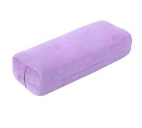 Fockety Coussin de méditation rectangulaire en éponge, avec poignée de Transport et Housse Lavable. Confortable et Doux pour la Peau, il est idéal pour Le Yoga Femmes et Mamans (Purple)