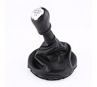 Fockety Couvercle de Pommeau de Levier de Vitesse T5 / T6 5 Vitesses avec Capuchon argenté, Remplacement pour une Conduite Confortable