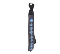 Fockety Cravate Lumineuse, Cravate Lumineuse à LED Activée par la Voix, Alimentée par Batterie avec Respirante, Bande LED Flexible à Lumière Froide pour Bar, Fête d'anniversaire, Concert, Scène de