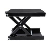 Fockety Cric à Ciseaux en Acier pour Moto avec manivelle, 1100 LBS Rubber Pad Heavy Duty Motorcycle Scissor Lift Jack with Crank Handle, Anti Slip Repair Motor Bike Hoist Stand