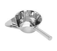 Fockety Cuillère à Pop-corn pour Frites, Cuillère à Frites en Acier Inoxydable, Cuillère à Frites Multifonctionnelle à Bec de Canard pour Manipuler les Frites, les Chips, les Collations, (main droite)