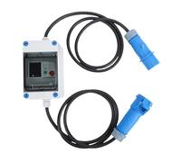 Fockety Disjoncteur Intelligent WiFi, 2P+N 16A, Contrôle par Application, Moniteur D'énergie pour Maison, Moniteur de Consommation d'électricité pour Tension, Courant, Puissance