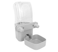 Fockety Distributeur d'eau Automatique Suspendu pour Lapins, 1200 ML, Bol à Eau pour furets en Cage, Bol à Eau Universel pour Petits Animaux, Chiots, Chats, hérissons, Chinchillas (Grey)