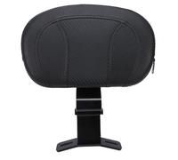 Fockety Dosseret conducteur pour moto, remplacement de sissy bar avec support réglable, construction durable, rembourrage confortable en cuir synthétique. Dosseret pour moto Touring
