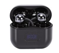 Fockety Écouteurs de Traduction IA en Temps réel, 144 Langues Traducteur IA sans Fil Bluetooth 5.4 Écouteurs à Clipser, Appareil de Traduction pour Les Voyages d'affaires (Black)