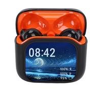 Fockety Écouteurs de Traduction IA en Temps réel, écouteurs de Traduction 164 Langues avec écran LCD Couleur, 7 Modes de Traduction, Appareil de Traduction avec Suppression du Bruit