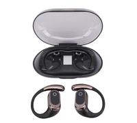 Fockety Écouteurs de Traduction IA en Temps réel, écouteurs de Traduction 164 Langues, écouteurs de Traduction Bluetooth IP4 étanches avec réduction de Bruit 3 en 1 (Black)