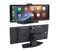 Fockety Écran Tactile Stéréo de Voiture, écran Tactile de Caméra de Recul de Navigation MP5 de 10,26 Pouces avec Navigation GPS, Portable de Remplacement D'autoradio pour