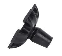 Fockety Embout de Canne de Marche en Silicone, Forte stabilité, Conception à 6 Piliers pour Personnes âgées et Handicapées, 100% Silicone de Haute qualité