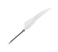 Fockety Ensemble de Stylos de Fontaine Vintage Exquis avec Cahier en Cuir, pour les Enseignants, Crayon à Printemps Hurlant -set pour les Amateurs de Calligraphie (WHITE)