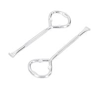 Fockety Ensemble D'ouvre-boîte de Peinture 5L, Ouvre-bouteille en Acier allié 2 Pièces pour Pots de Peinture, Outil Pratique pour les Bricoleurs et les Professionnels