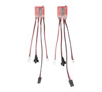 Fockety ESC brossé RC 30A, contrôleur de Vitesse électronique avec Frein, contrôleur de Vitesse électrique brossé bidirectionnel pour Axial SCX24 1/24, pour Voiture Wltoys K969 1/24 RC