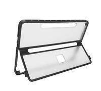 Fockety Étui de Protection Robuste pour Pro 12 2025, Coque Transparente Antichoc avec Support pour Stylo, Compatible avec Station d'accueil pour Clavier (Clair)
