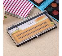 Fockety Extensions de Faux Cils Doux, Cils de Luxe, éventails de VOLUME, 60 Pièces pour le Maquillage (6MM)