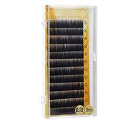 Fockety Faux Sourcils Confortables, Doux et Bouclés pour Créer du Volume et Combler les Lacunes, Légers et Réutilisables pour les Professionnels de la beauté Noir 12 Pièces (9mm)