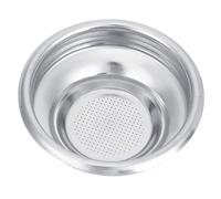 Fockety Filtres à Café, Filtres à Café RÉUTILISABLES en Acier Inoxydable Double POREUX Simple DE 58 MM, Outil Essentiel Super LÉGER Les Amateurs DE, Salon DE THÉ AU Lait, Bar, (Portion individuelle)