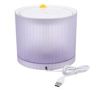 Fockety Fontaine à Eau pour Chat, Distributeur d'eau Automatique Ultra Silencieux de 1,8 L, Grande capacité, 17 X 14 Cm, Nettoyage Facile, pour Familles, Petits Animaux, Animaux de