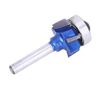 Fockety Fraise Ronde Fabriquée avec Précision, Lame en Carbure cémenté de 8mm pour le Rainurage du Bois sur les Tondeuses électriques, Machines à Graver (Couteau à plaquer les chants à quatre lames