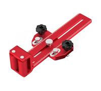 Fockety Gabarit de coupe mince pour réaliser des coupes répétitives en bandes étroites, guide de scie circulaire à double roulement moleté, accessoires pour scie circulaire