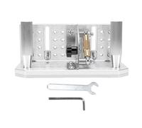 Fockety Gabarit de Couteau de Meuleuse à Bande, Gabarit de Coupe de Meuleuse à Bande D'angle Réglable Localisateur D'affûtage de à avec Plaques de Presse Doubles 7-3/4